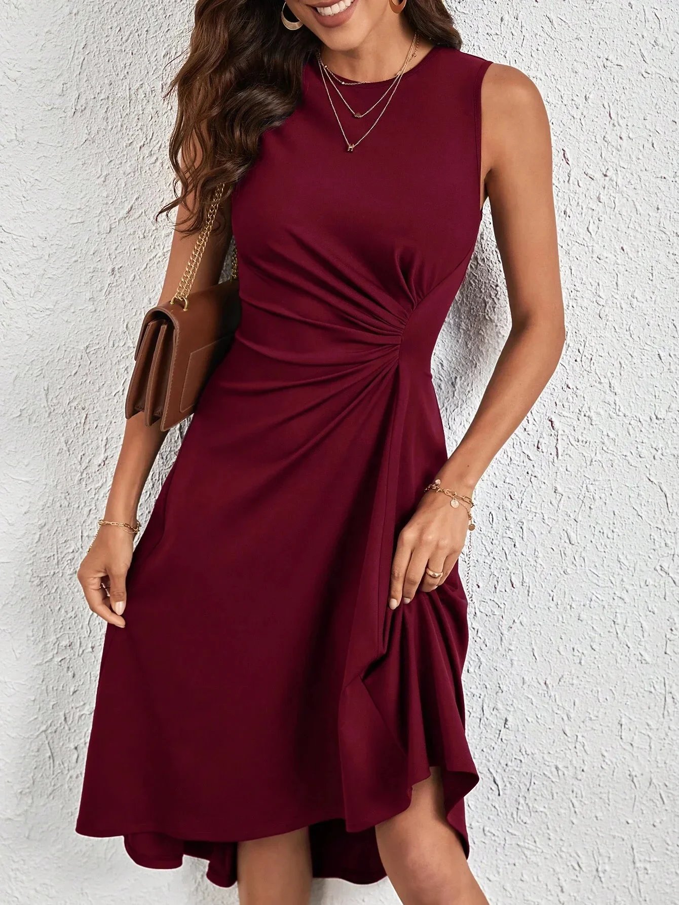 AXR333 Wine red